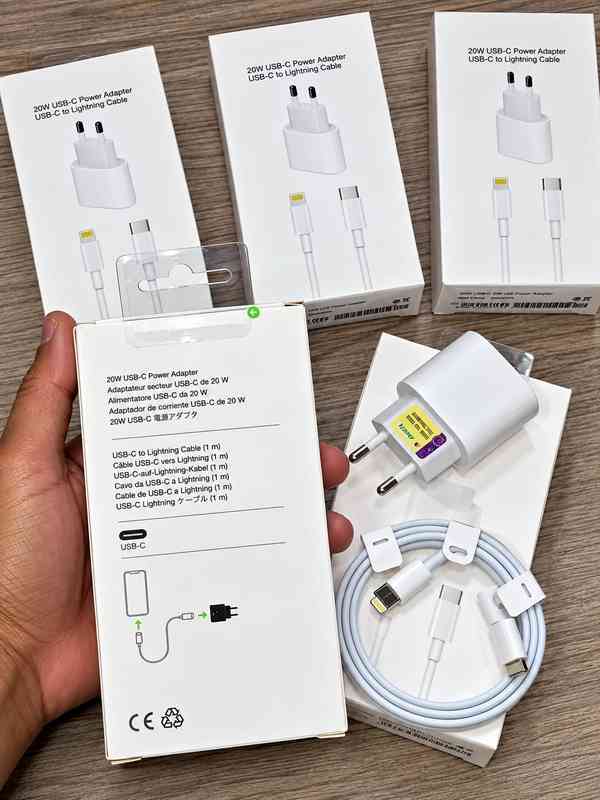 Carregador Rápido 20W para iPhone com Cabo USB-C para Lightn — foto 2