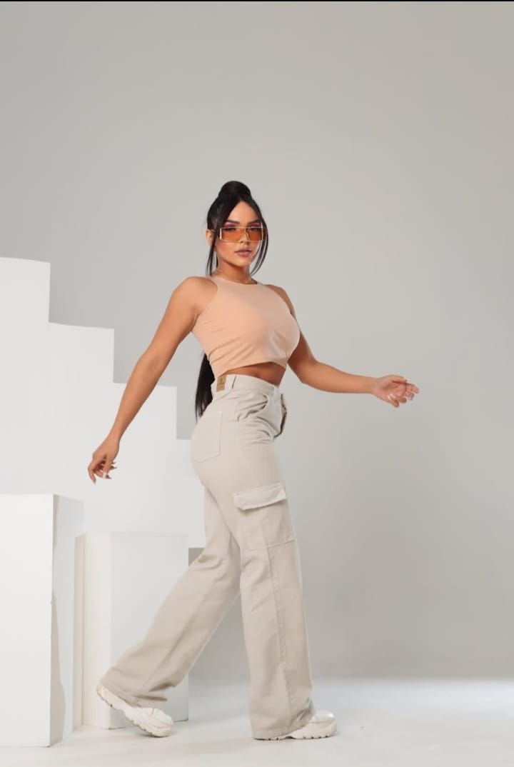 Calça Cargo Clara — foto 2
