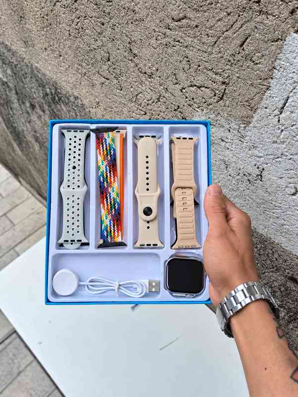 Smartwatch WL11 Ultra com kit pulseiras e carregador — foto 3