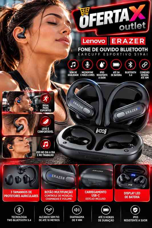 Outlet: Whey, Acordeão, Óculos e Fones — foto 5