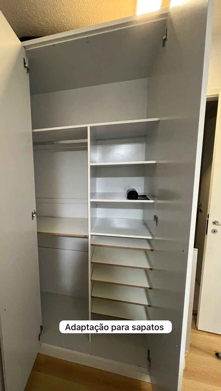 Guarda-roupa casal em L de MDF — foto 2